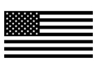 Disegni da colorare bandiera americana