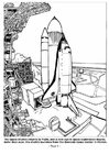 Disegni da colorare lancio navetta spaziale