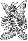 Disegni da colorare principessa Mariposa