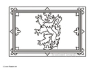 Disegni da colorare scudo reale della Scozia