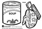 Disegni da colorare zuppa