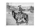 Foto cowboy, 1887 ca.