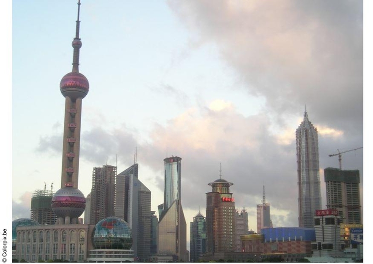 Foto grattacieli a Shanghai