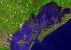Foto immagine satellitare Venezia