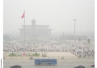 Foto Lo smog a Piazza Tian'anmen 