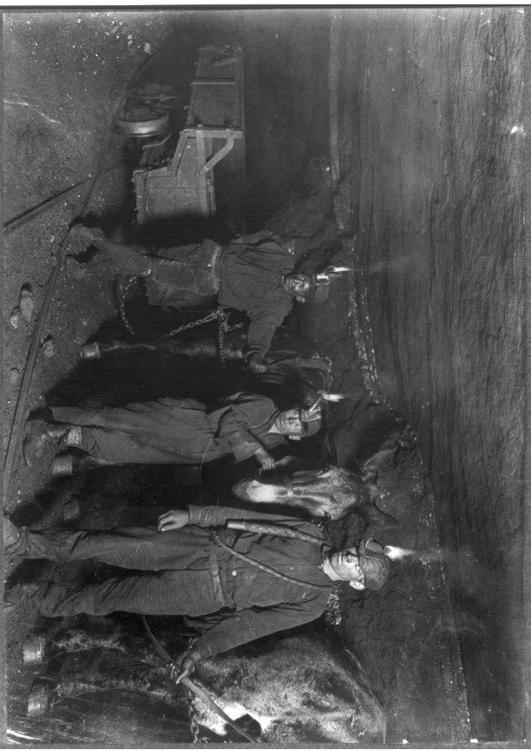 minatori, carbone, 1908