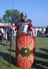 Foto soldato legionario romano