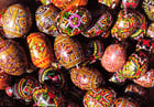 Foto uova di Pasqua decorate