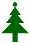 immagini albero di Natale con stella