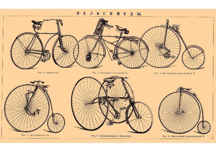 immagine biciclette storiche