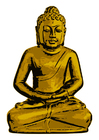 immagini Buddha d'oro