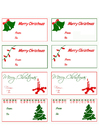 immagini etichette regali di Natale