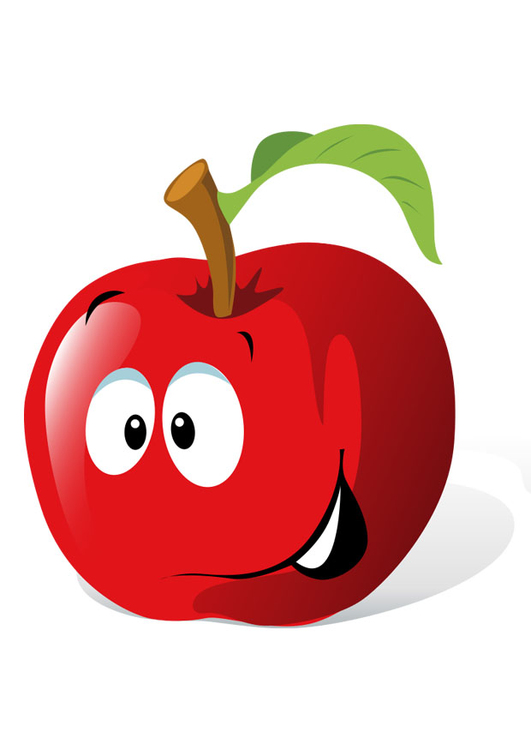 immagine frutta - mela rossa