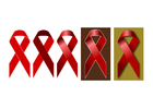 immagini giorno del AIDS - nastrino rosso