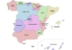 le regioni della Spagna
