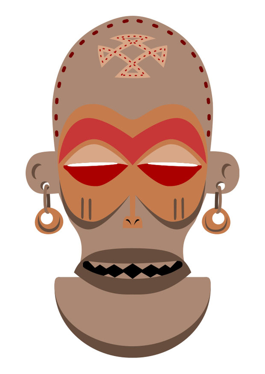 immagine Maschera africana - Zaire - Angola