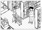 Disegno da colorare mucca 8