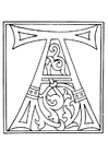 disegno-da-colorare 01a.alfabeto A