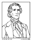 Disegno da colorare 10 John Tyler