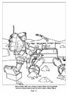 Disegni da colorare 13 - robot spaziali