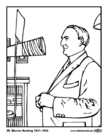 disegno-da-colorare 29 Warren Harding