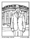 Disegno da colorare 30 Calvin Coolidge