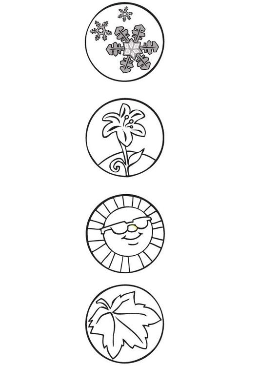 4 stagioni - simboli