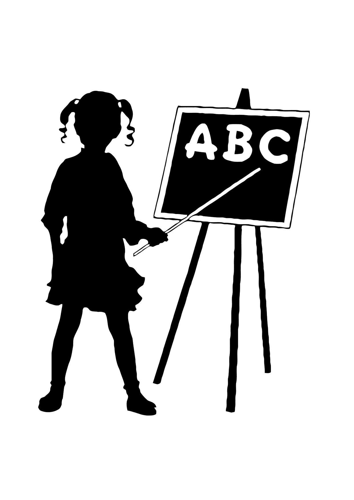 Disegno da colorare ABC