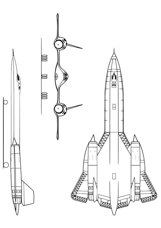 aeroplano - Lockheed SR-71A