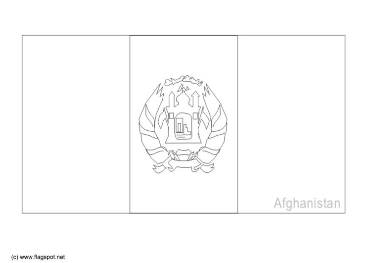 Disegno da colorare Afganistan