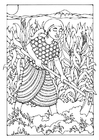 Disegno da colorare agricoltrice