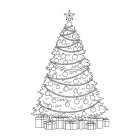 Albero di Natale con regali