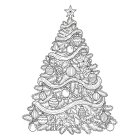 albero di Natale decorato