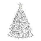 albero di Natale decorato