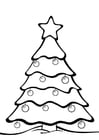 Disegni da colorare albero di Natale