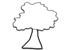 Disegno da colorare albero