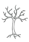 Disegni da colorare albero