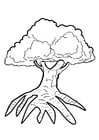 Disegni da colorare albero