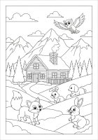 animali in inverno