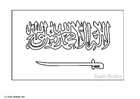 Disegni da colorare Arabia Saudita