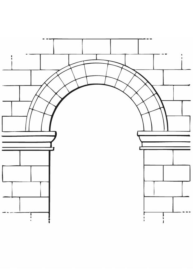 Disegno da colorare arco - Disegni Da Colorare E Stampare Gratis - Imm