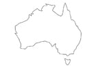 Disegno da colorare Australia