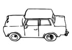 Disegni da colorare auto - trabant