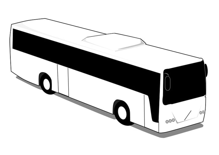 Disegno da colorare autobus