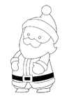 Disegni da colorare Babbo Natale