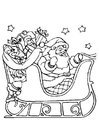 Disegni da colorare Babbo Natale