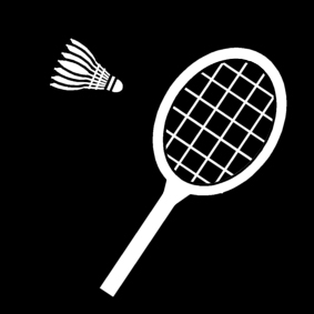 Disegno da colorare badminton