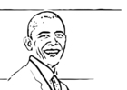 Disegno da colorare Barack Obama