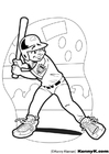 disegno-da-colorare baseball
