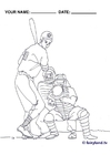 disegno-da-colorare baseball